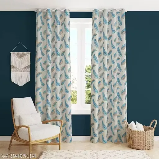 Printed Curtain Pack of 2